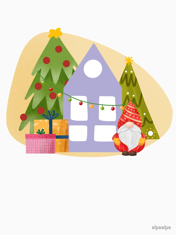 Gnome Christmas Sticker by elpeelpe