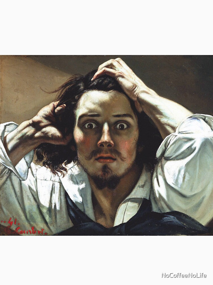The Desperate Man by Gustave Courbet by NoCoffeeNoLife