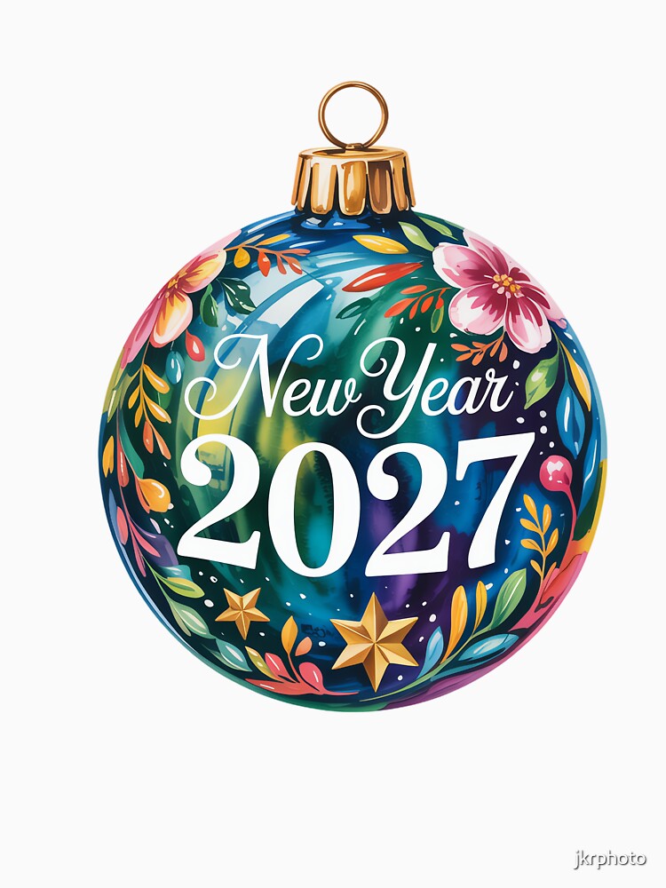 New Year 2027 Ornament by jkrphoto