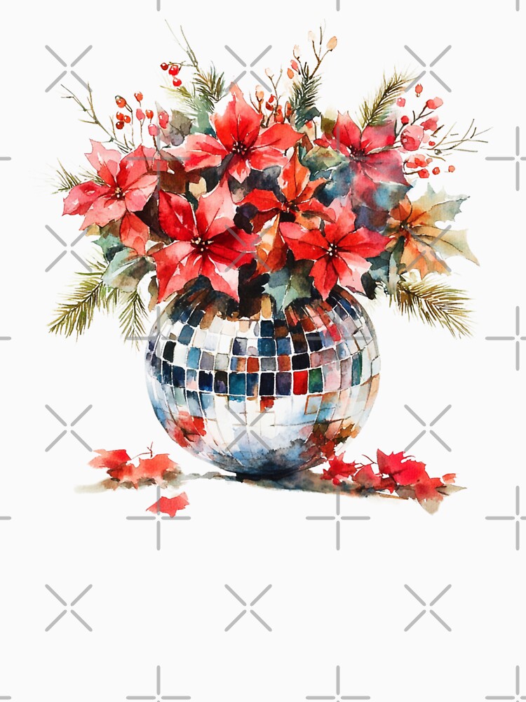 Disco Christmas flowers by MendaciousMina