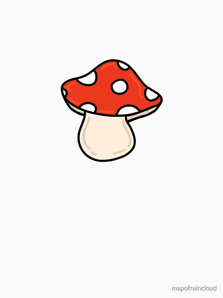 Baby Spotted Mushroom by mapofraincloud