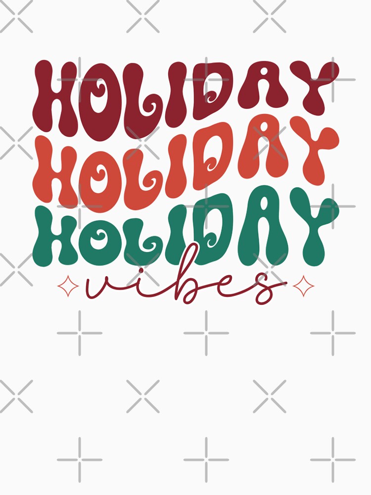 Holiday Vibes | Groovy Holidays by Jollys-ArtShop