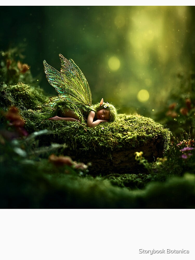 Sleeping Moss Fairy Forest Dreams by Storybook Botanica
