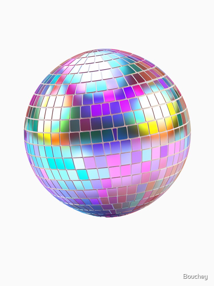 disco ball on the front, associated press photo style, bright colors, design for celebrations or for the end of the year by Bouchey