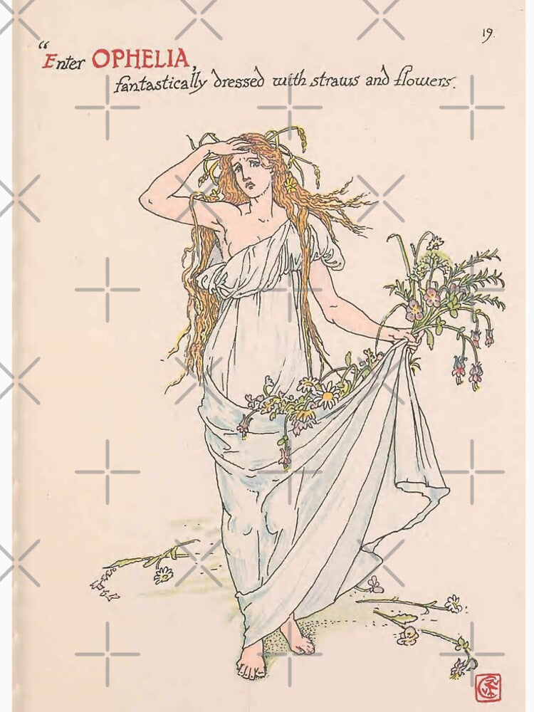 Ophelia's Flowers by Sershni