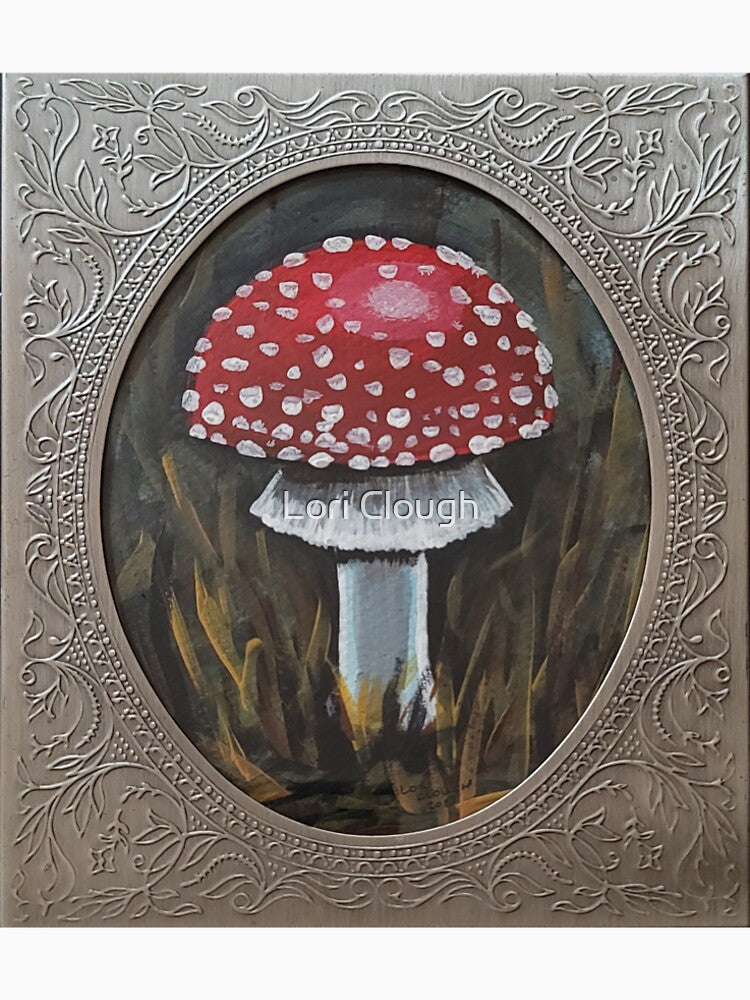 Amanita Framed by Lori Clough