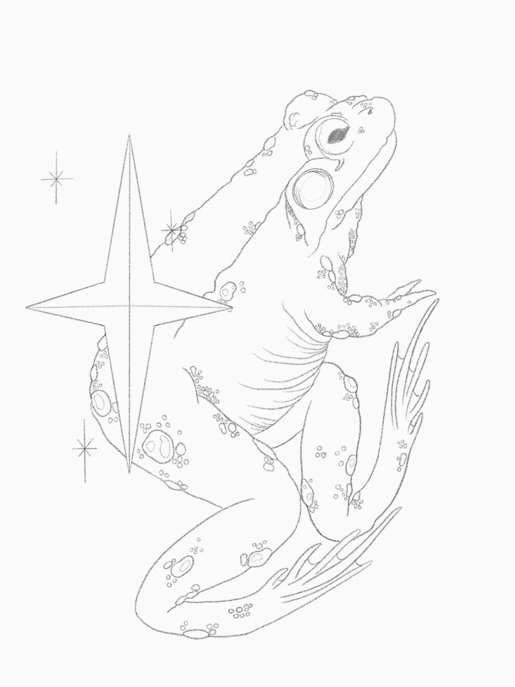 Starry toad by Sigi-Fairytale