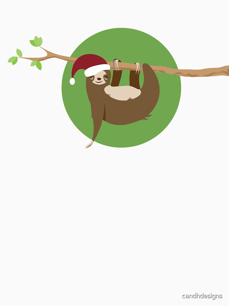 Santa Sloth by candhdesigns