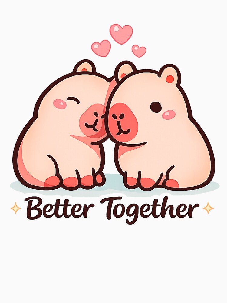 Cute Love Capybara Design by StyleBloomes