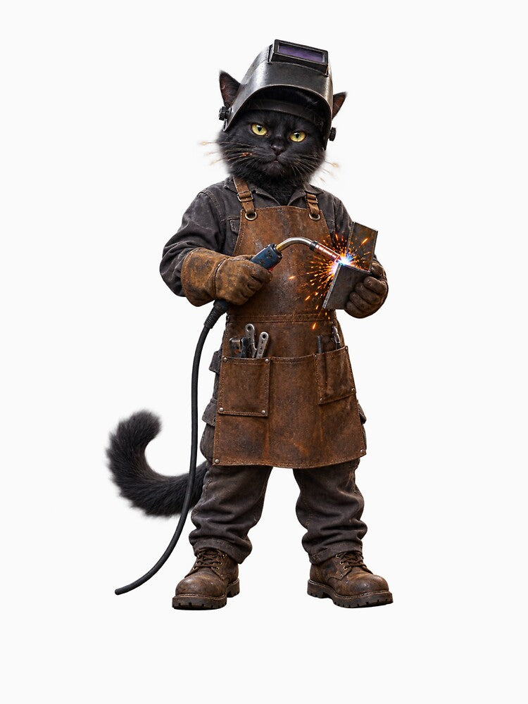 Welder Cat by SirSalamander