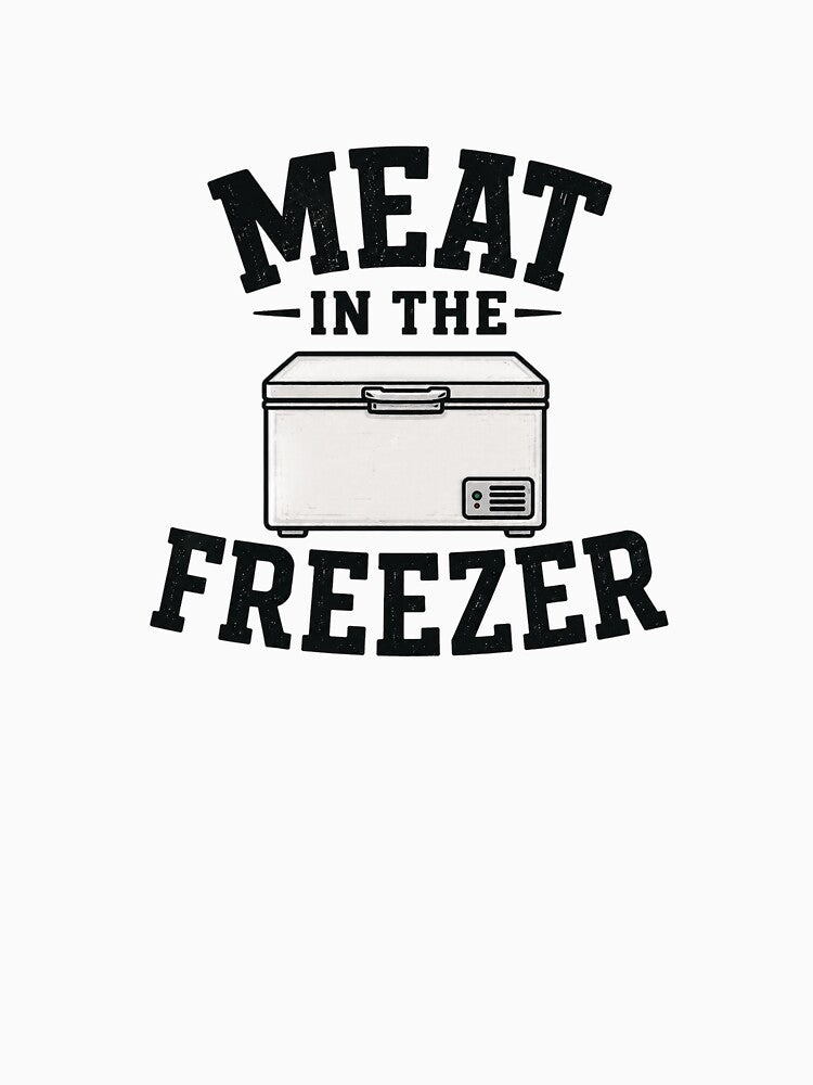 Meat in the Freezer Funny Hunting Design by EastEndTownie