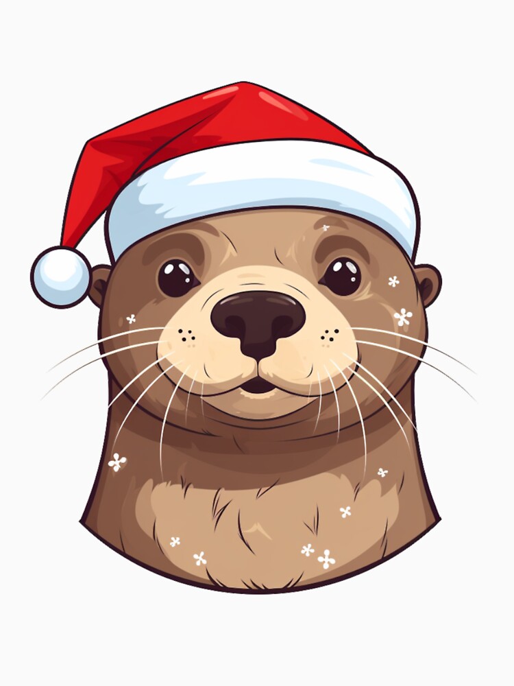Christmas otter by PawelNature