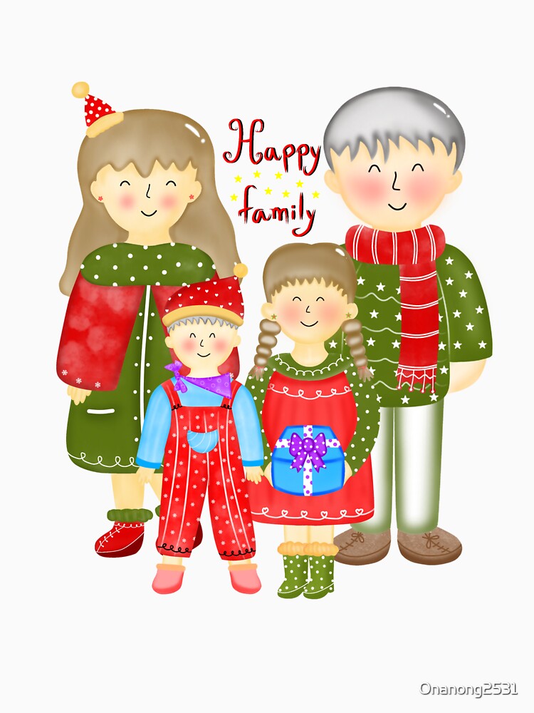 Happy Christmas family by Onanong2531