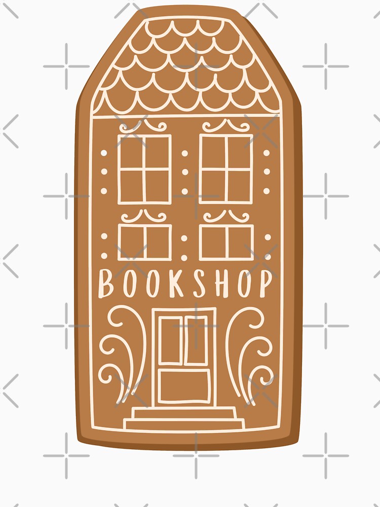 Christmas bookshop cookie by Neadoodles