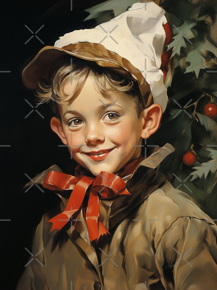 Vintage Christmas kid by MendaciousMina