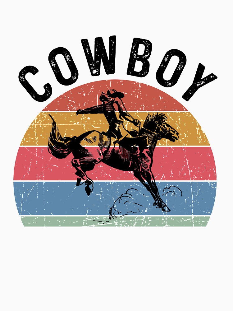 Cowboy Riding Horse -  Funny Best Gift Idea Cowboy Country by NDTStore