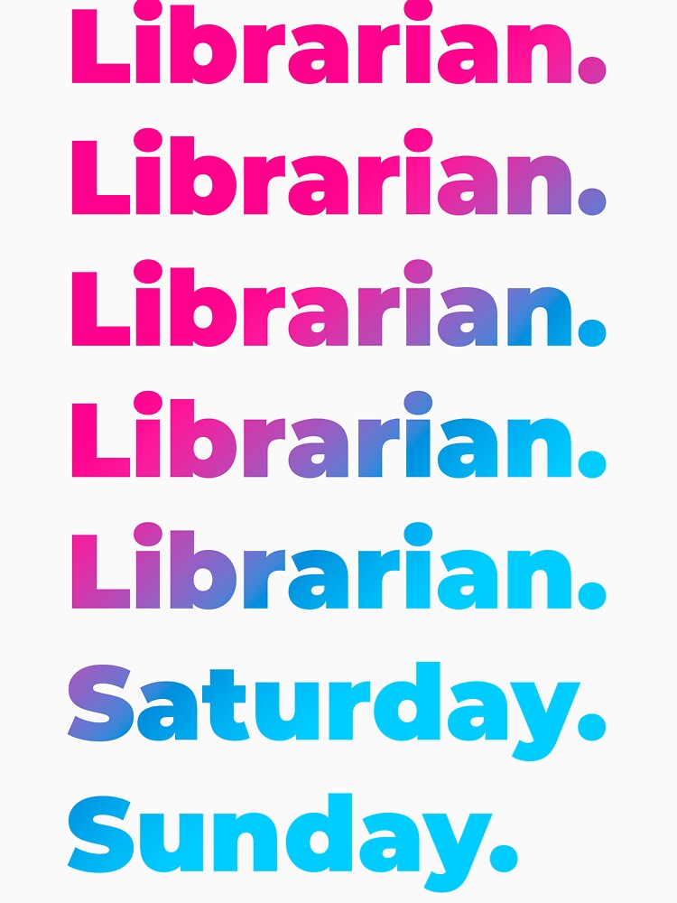 Librarian work week by SVPOD