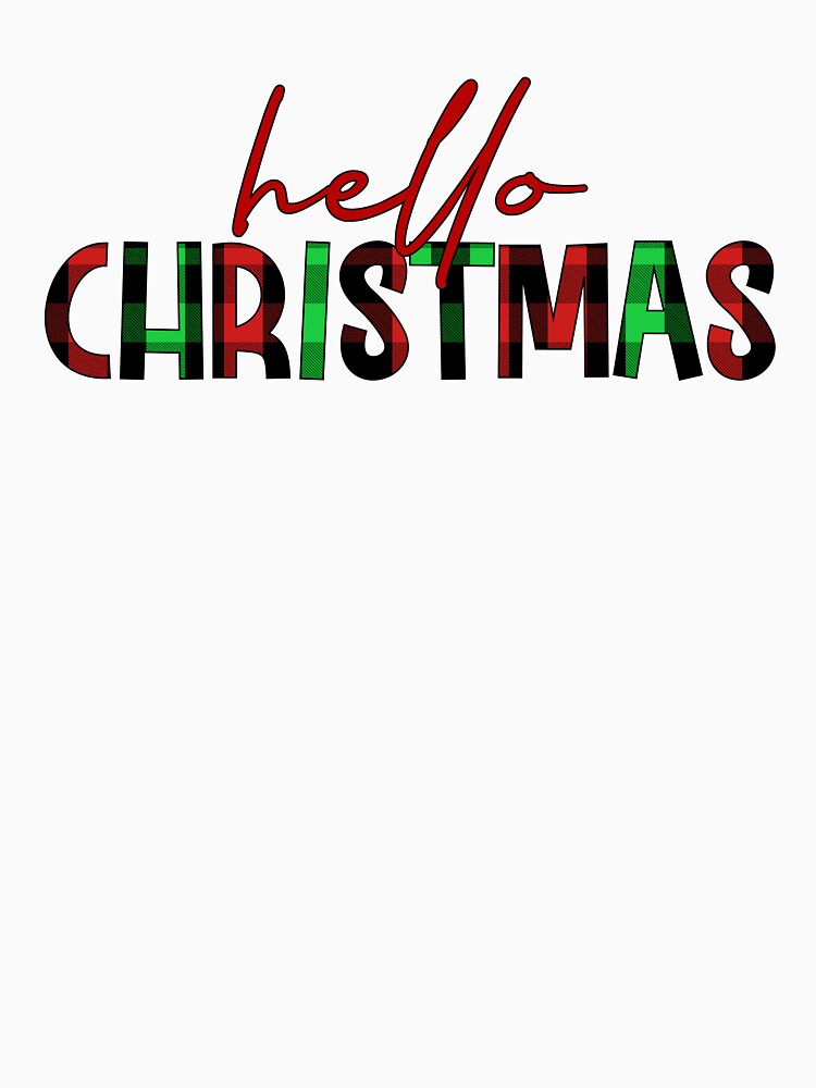 Hello Christmas, Buffalo Plaid by EsteticaVerus