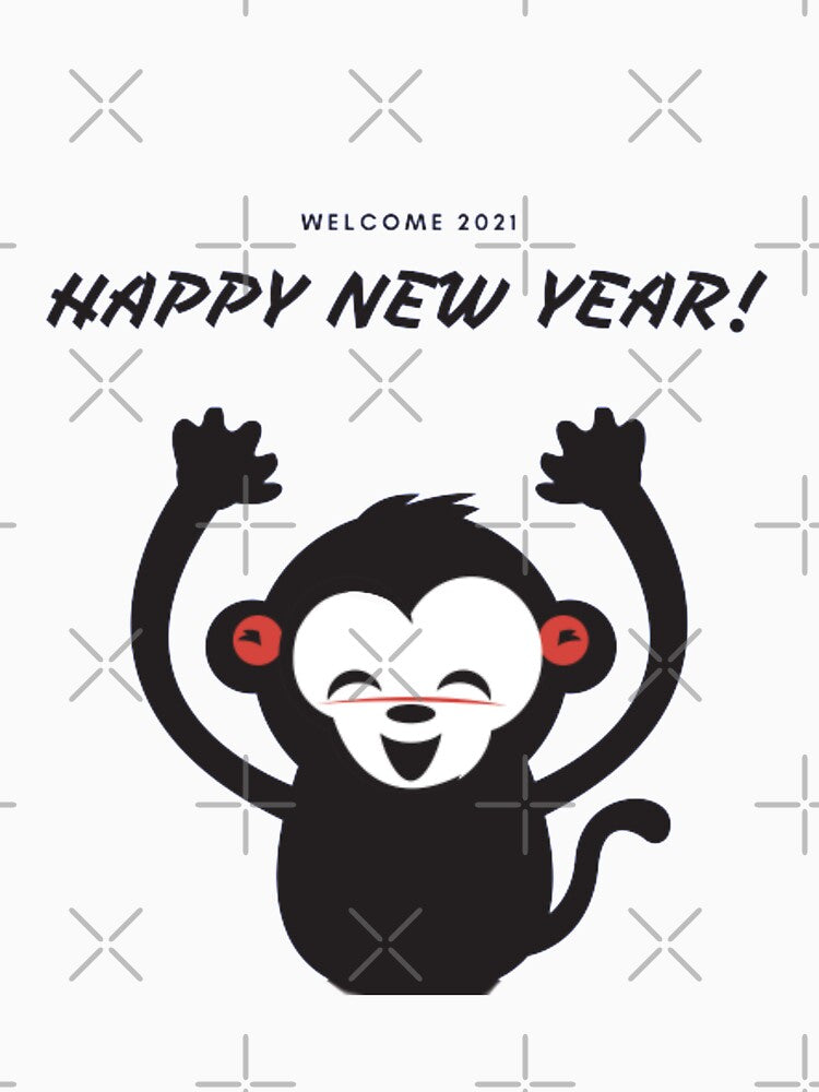 Funny Happy New Year 2021 Gift HAPPY NEW FEAR AND MERRY CHRISTMAS Chinese Eve 2021 Is my Year Odomter Ox Hello 2021 GoodBye 2020 by midoo2000