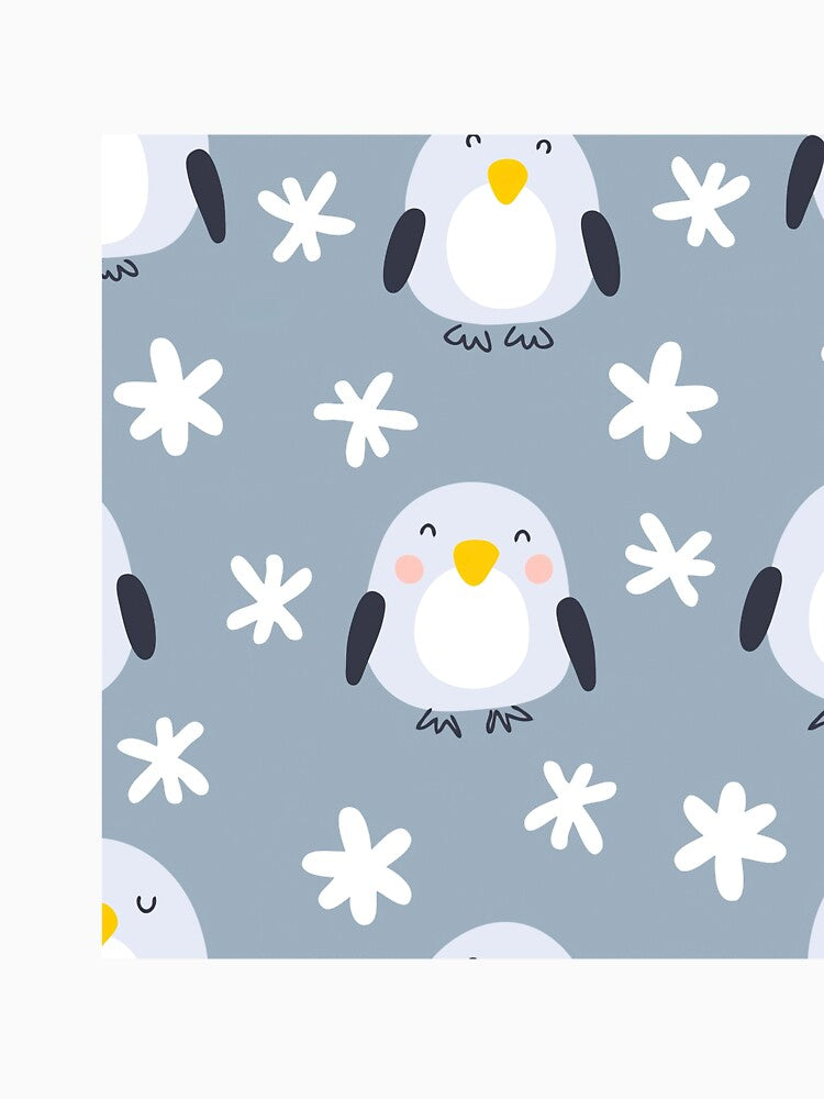 White Penguin Pattern by Wilkinson39