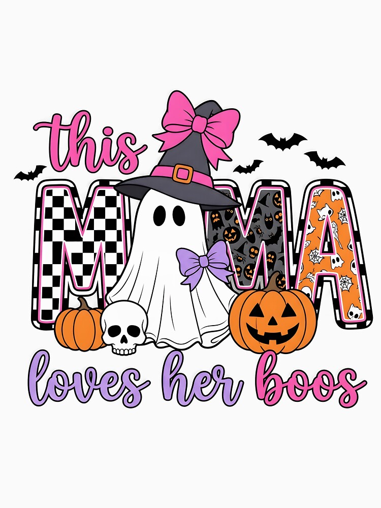 This Mama Loves Her Boos Halloween Ghost by KroghDs