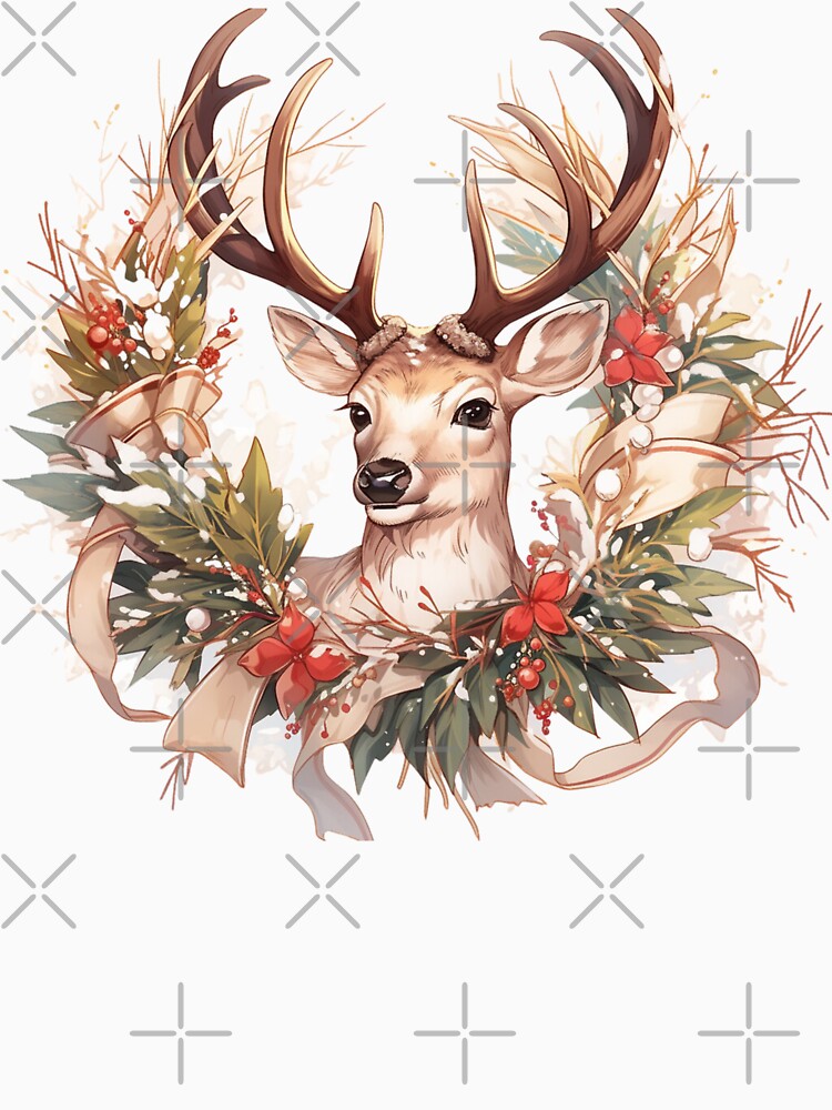 Wreathed Reindeer by MendaciousMina