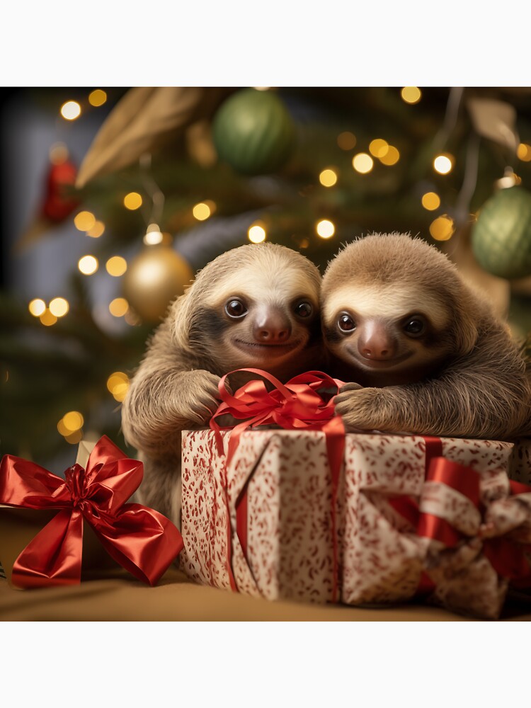 Christmas Sloths by Samuelsboro