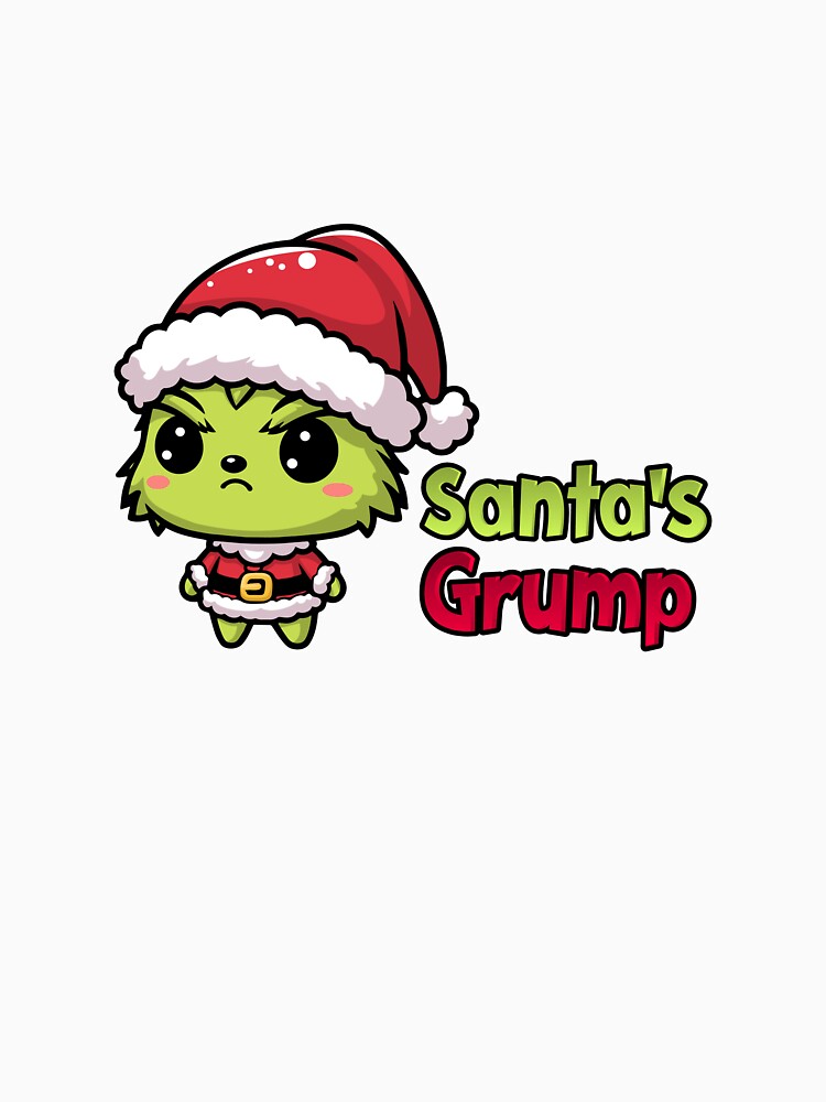 Santa's Grump Grinch Christmas T-Shirt Design Christmas shirts by CreativeTomb