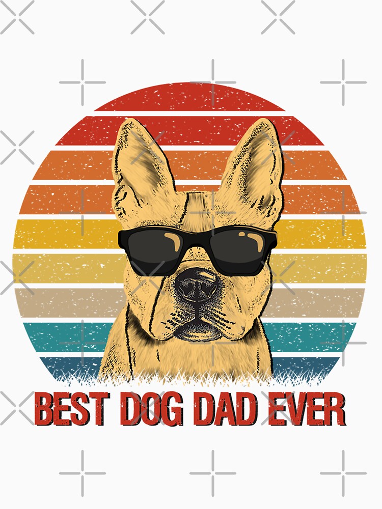 Best Dog Dad Ever Retro Vintage by Meggie179