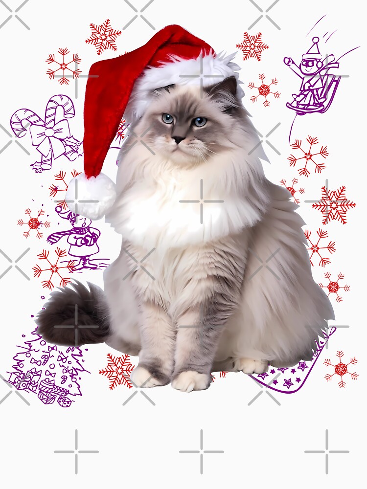 Majestic Mittens: Ragdoll Cat Tree Decor by purrfect pattern