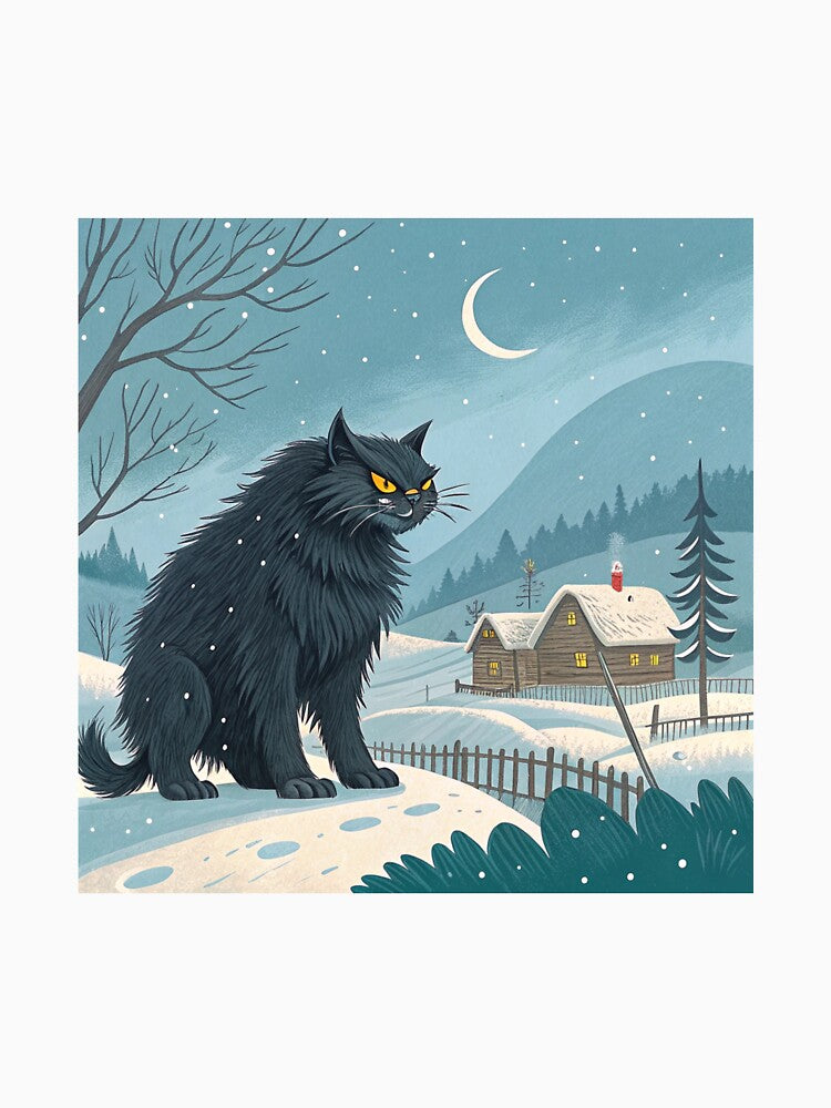 Jólakötturinn (Yule Cat) 17 by AIfolklore