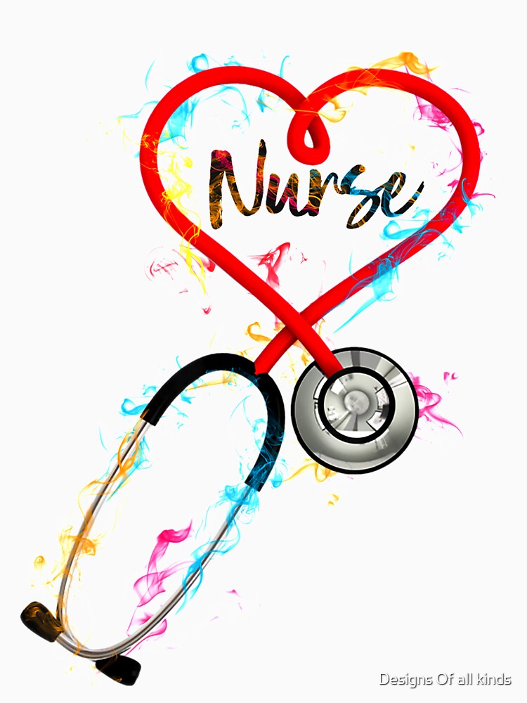 Smokey color heart stethoscope  - Nursing by Designs Of all kinds