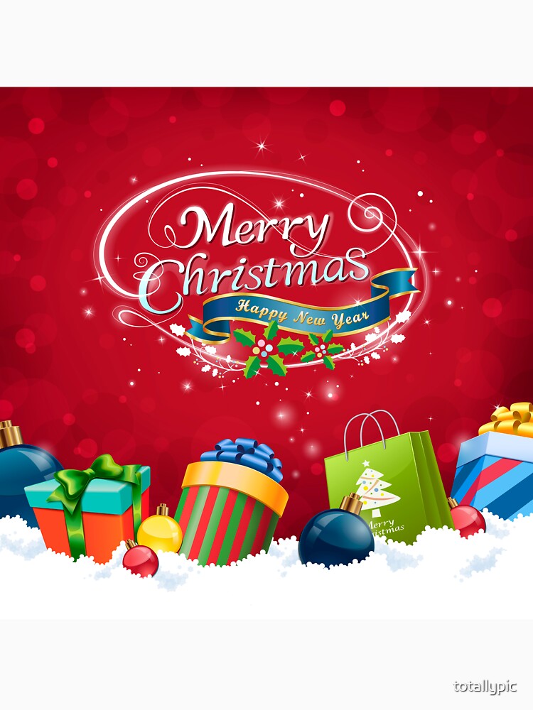 Christmas greeting illustration by totallypic
