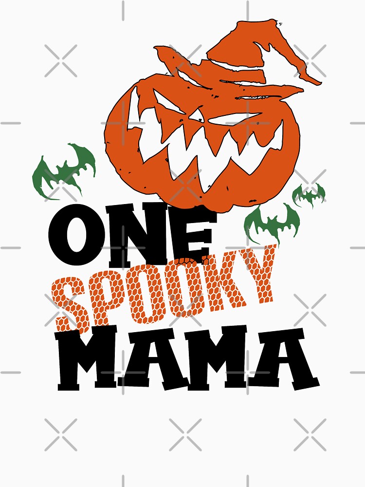 One spooky mama: funny halloween gift for mom mother mama great gift for spooky halloween holiday - halloween accessories for women/men also kids by Pero9