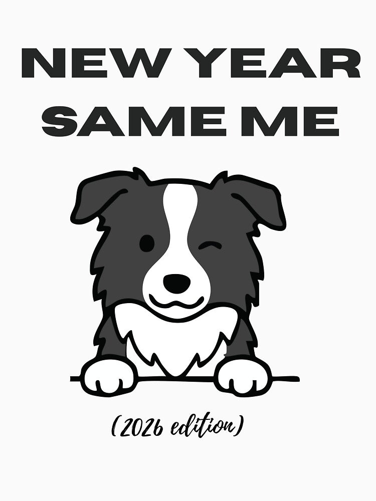 New Year, Same Me – Sarcastic Quote Design for Realistic Resolutions by NCODesigns