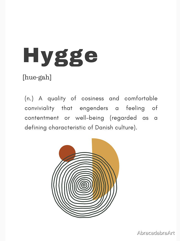 Definition of the word Hygge by AbracadabraArt