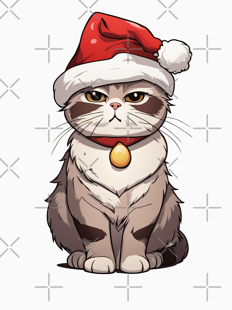 Skeptical Cat on Christmas Day by Mechanical-Artt