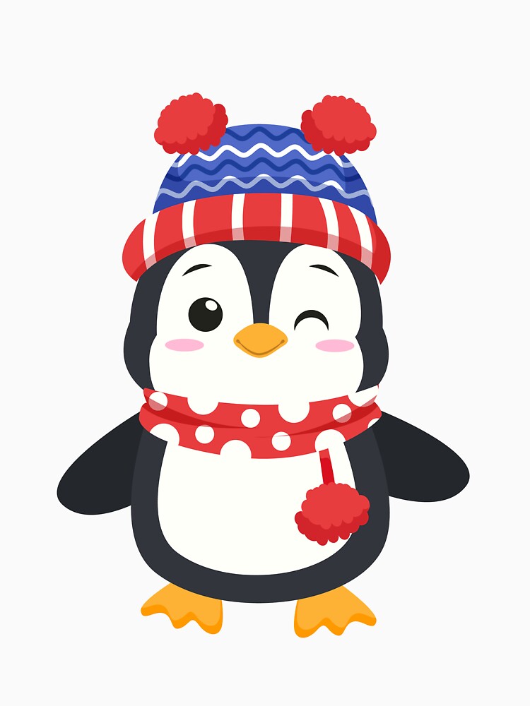 Cute Penguin Winter Sticker by RadhaWords