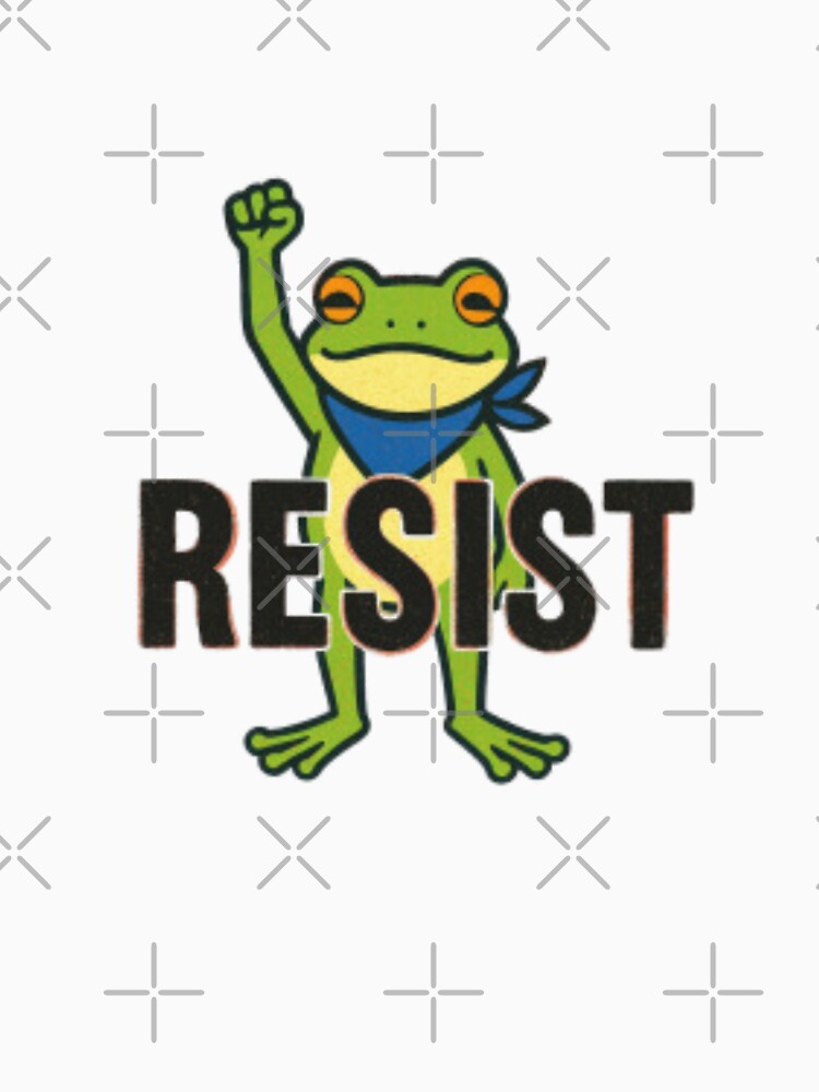 Vibes Retro Frogs Shaking Hands - Goblincore Aesthetic Typography by HBDStudio