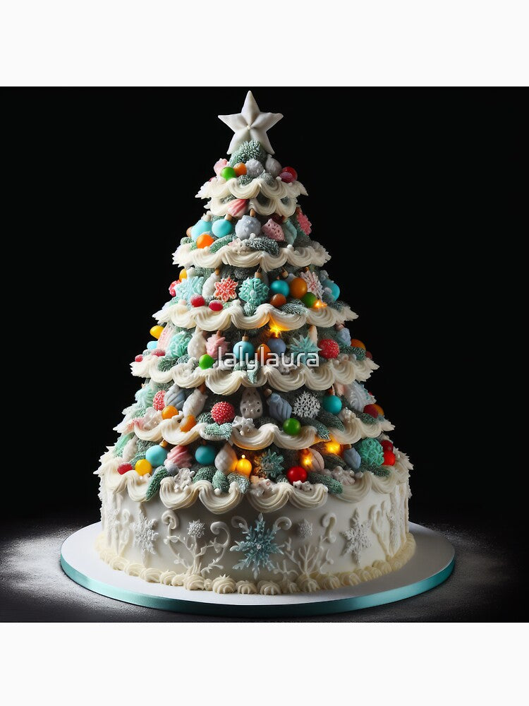 A Sweet Celebration The Christmas Tree Cake by lalylaura