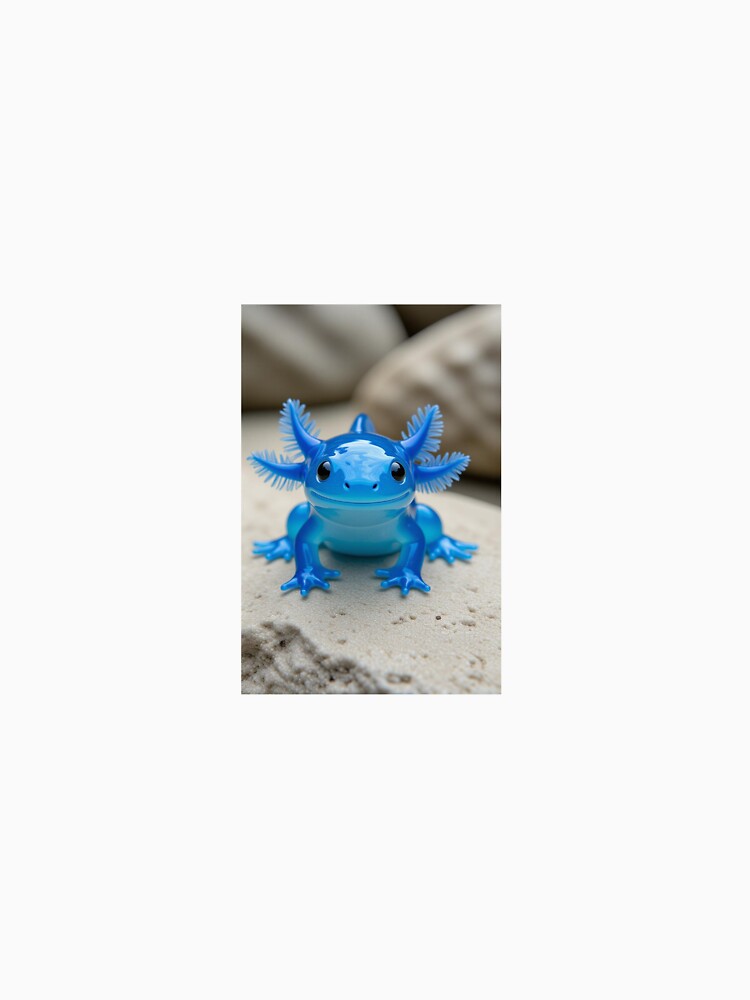 True blue the glass axolotl by AxolotlsRcute
