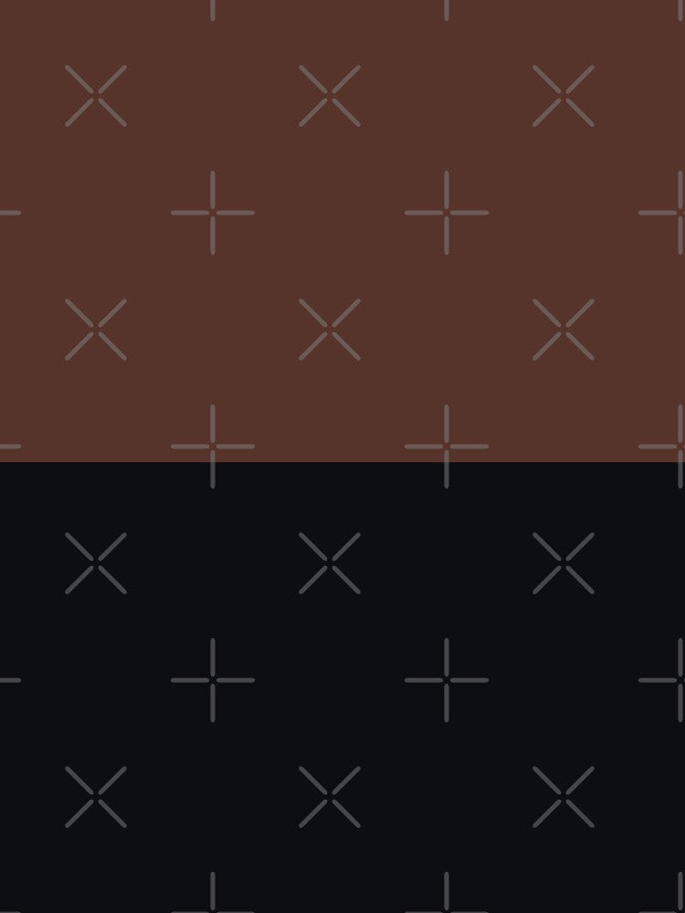 minimalist color block horizontal in brown and black dark academia by neopop