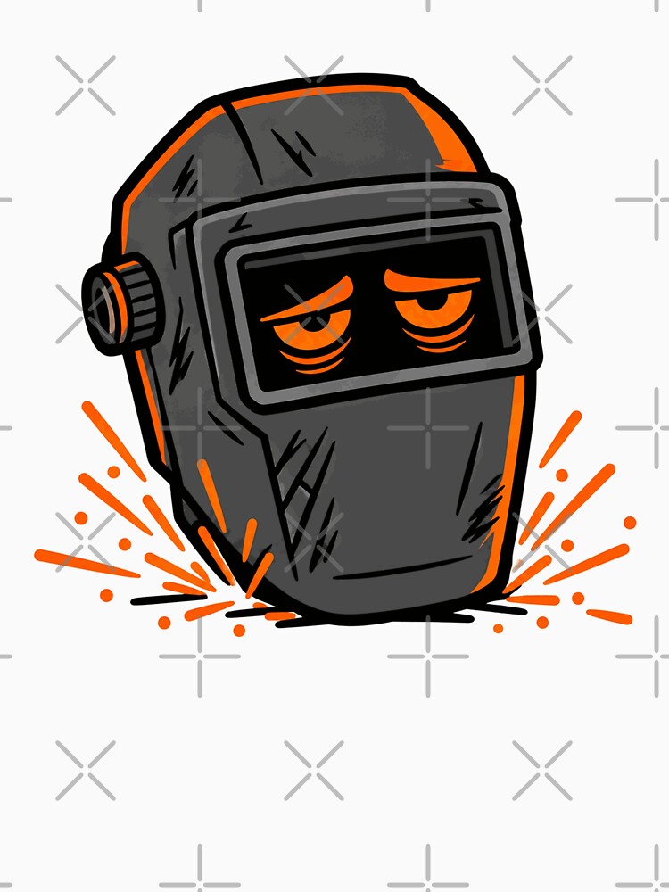 Welder Humor Tired Welding Helmet by Alphakenon
