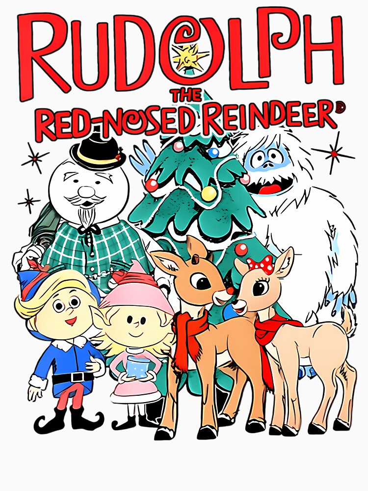 Rudolph The Red Nosed Reindeer Classic Christmas Movie by RobynPeckArt