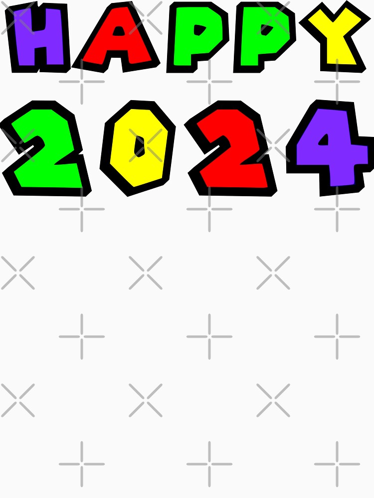 New Year's Eve Happy New Year 2024 Party Countdown colorful by F-SADESIGN