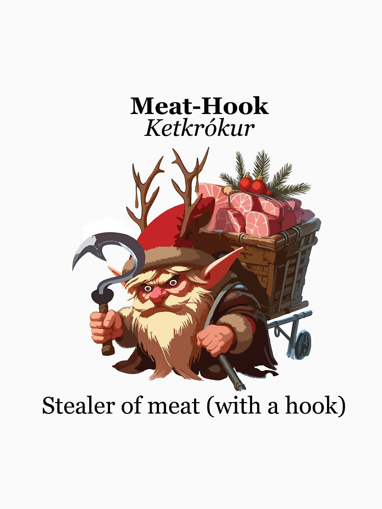 The Yule Lads: Meat-Hook (Ketkrókur) by BaldMonkDesigns