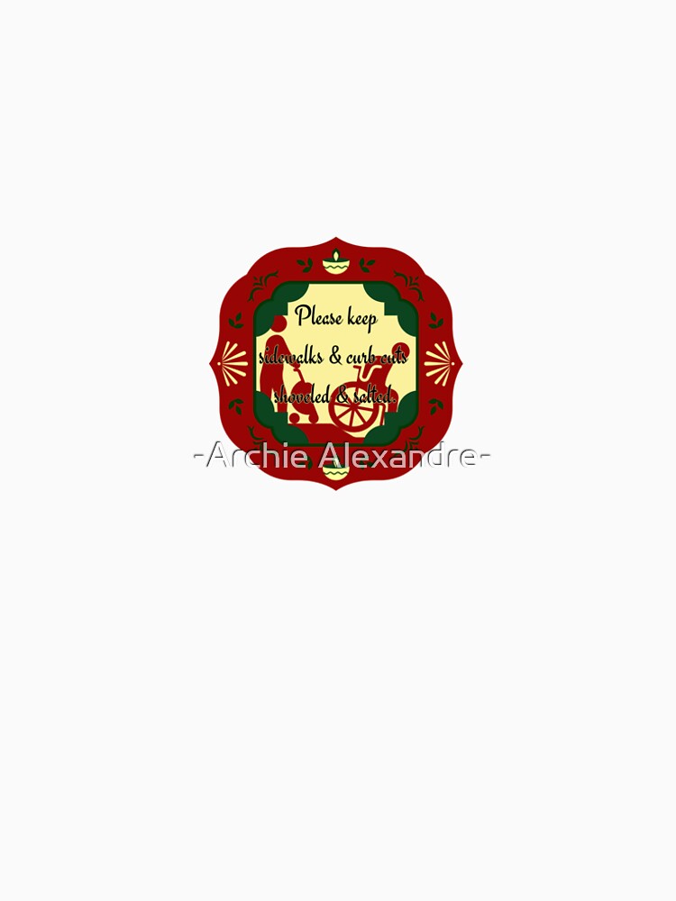 Winter Sidewalk Accessibility Awareness | Yule by -Archie Alexandre-