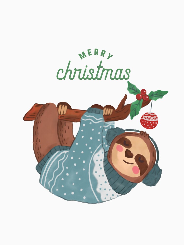 Merry Christmas Sloth by autumnchu