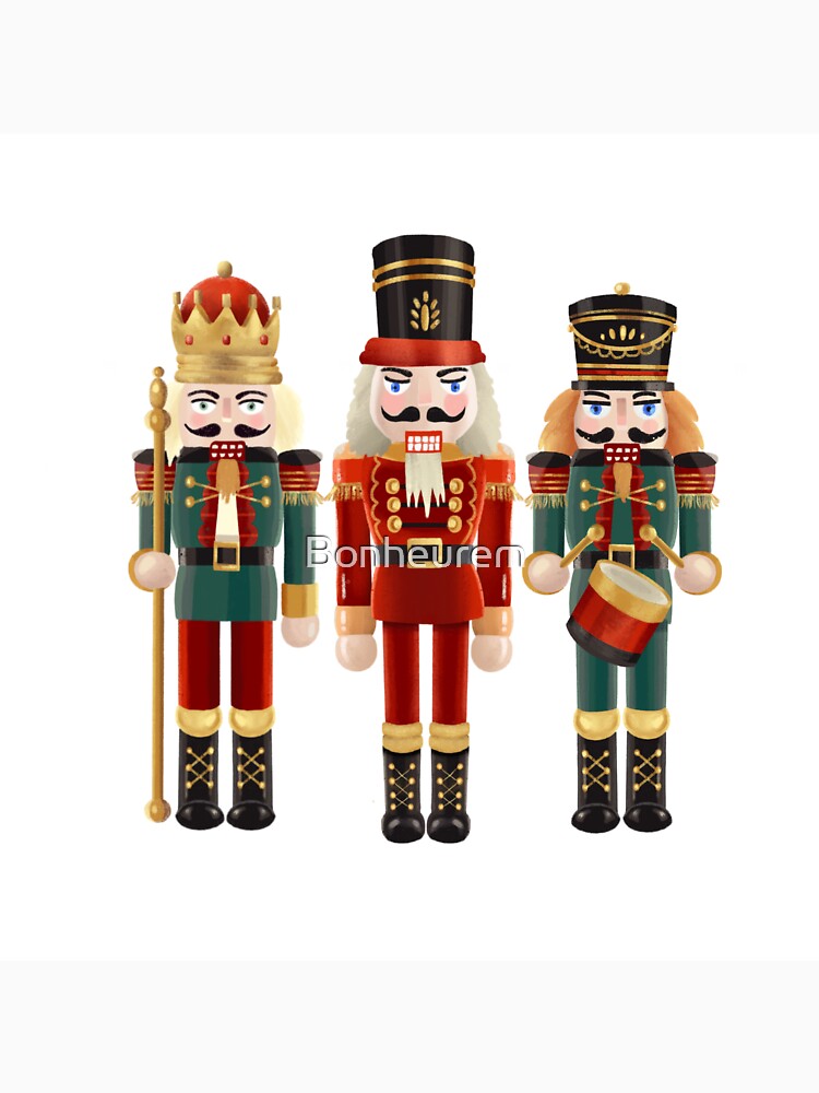 The three nutcrackers digital illustration by Bonheurem