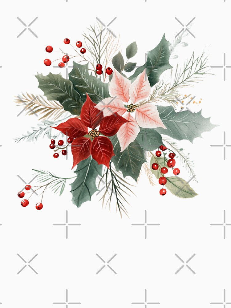watercolor poinsettia by MendaciousMina